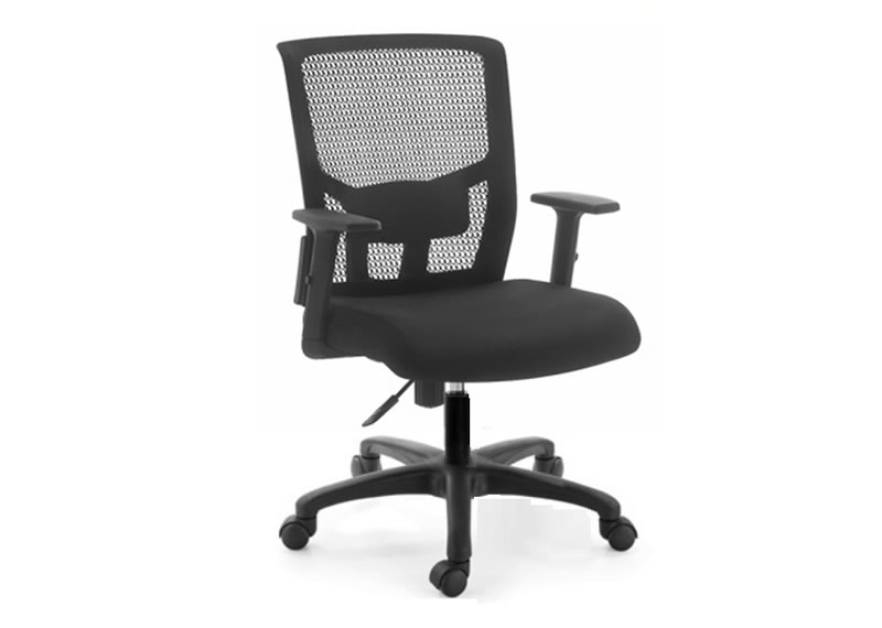 Silla para operativos habana con soporte lumbar y brazos ajustables